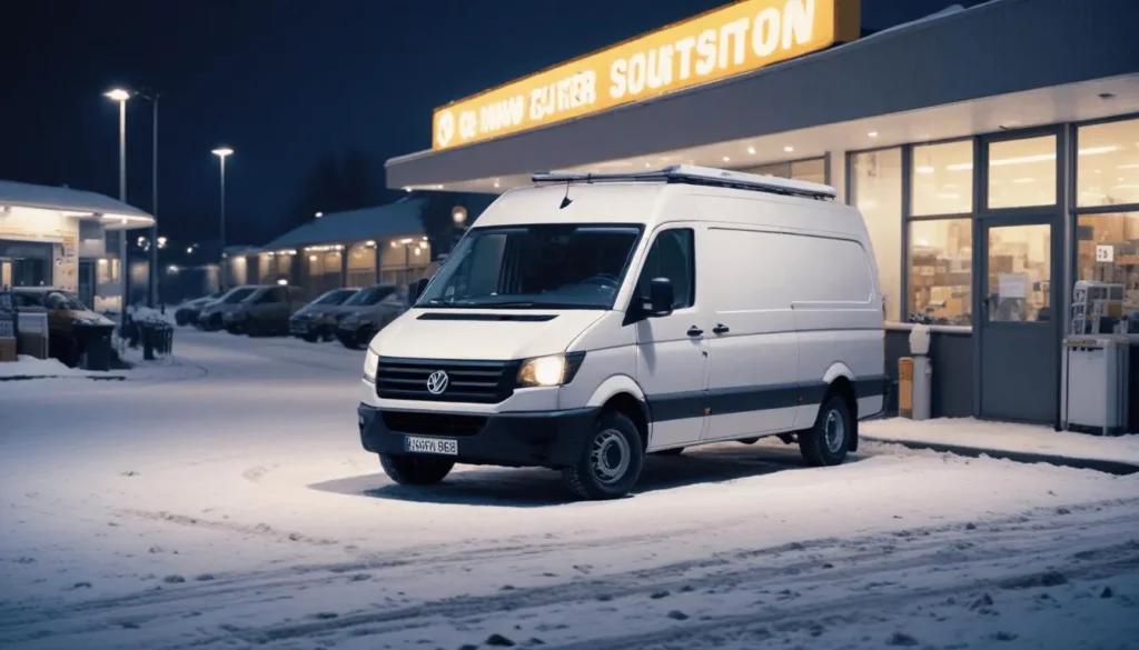 Teherautó téli felkészítése